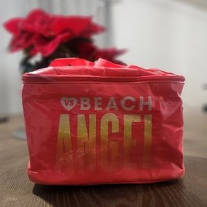 Victoria's Secret Pink Beach Angel Soft Cooler 10"W X 6"D X 6.5"H